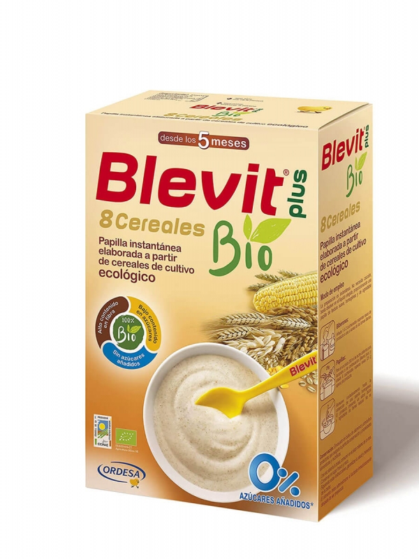 Blevit plus 8 cereales bio papilla 250 gr