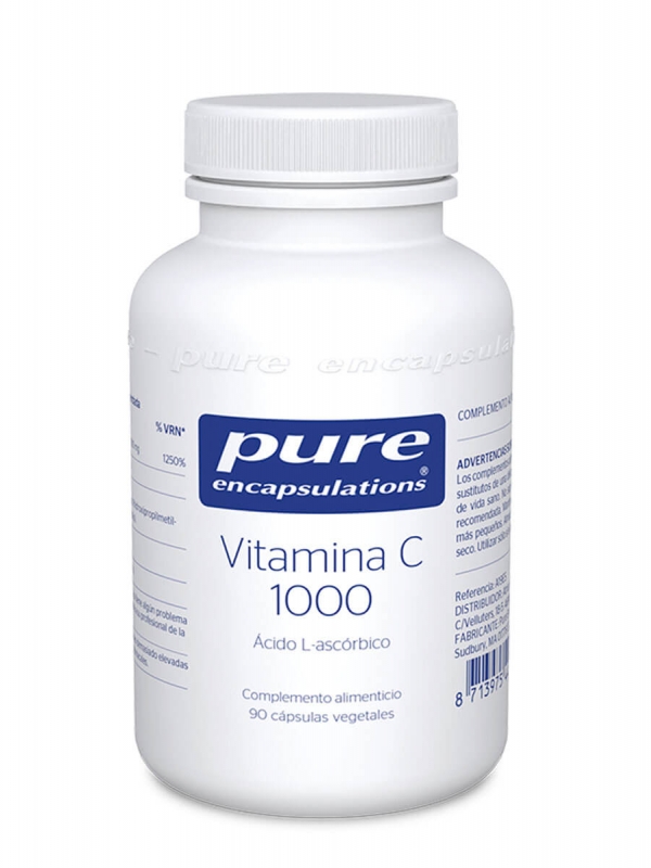 Pure encapsulations vitamina c 1000 90 cápsulas