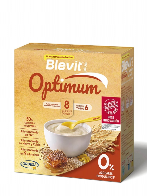 Blevit plus optimum 8 cereales con miel 400gr