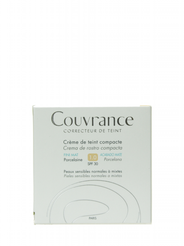 Avene couvrance compacto nº 1.0 spf 30 oil free porcelana