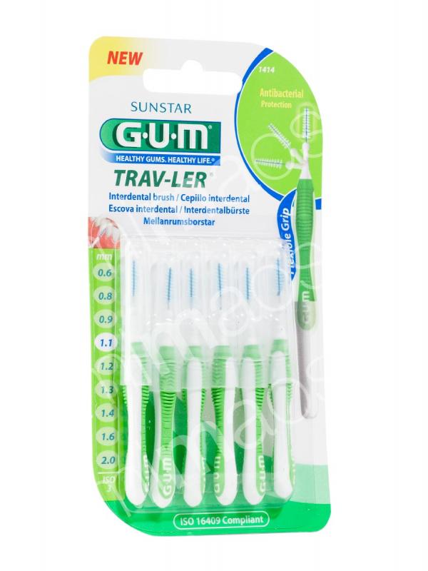 Cepillo gum interdental para viaje