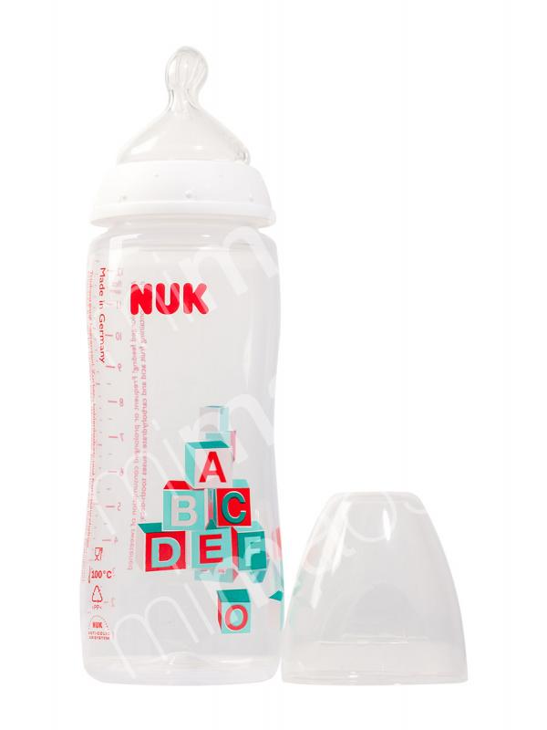 Nuk biberón boca ancha silicona 360ml