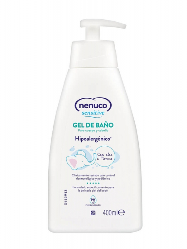 Nenuco sensitive gel baño 400 ml