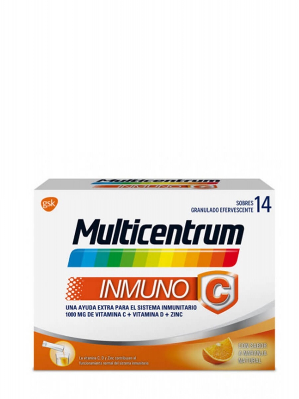Multicentrum inmuno c sabor naranja 14 sobres