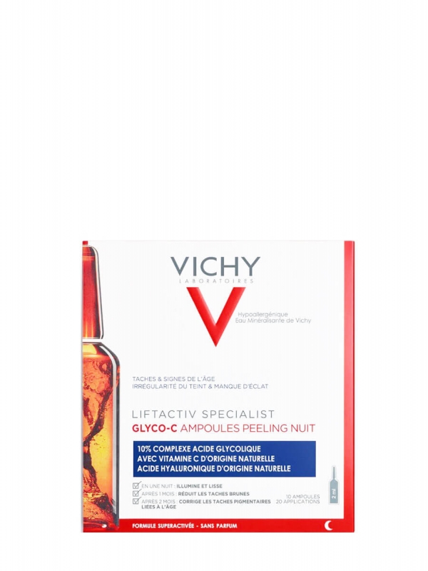 Vichy liftactiv glyco-c peeling de noche 10 ampollas