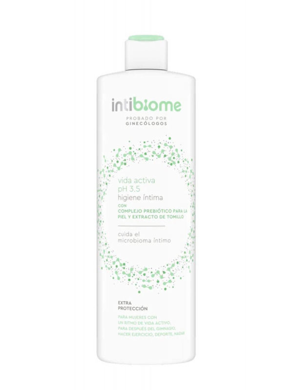 Intibiome higiene íntima vida activa ph 3.5 500ml