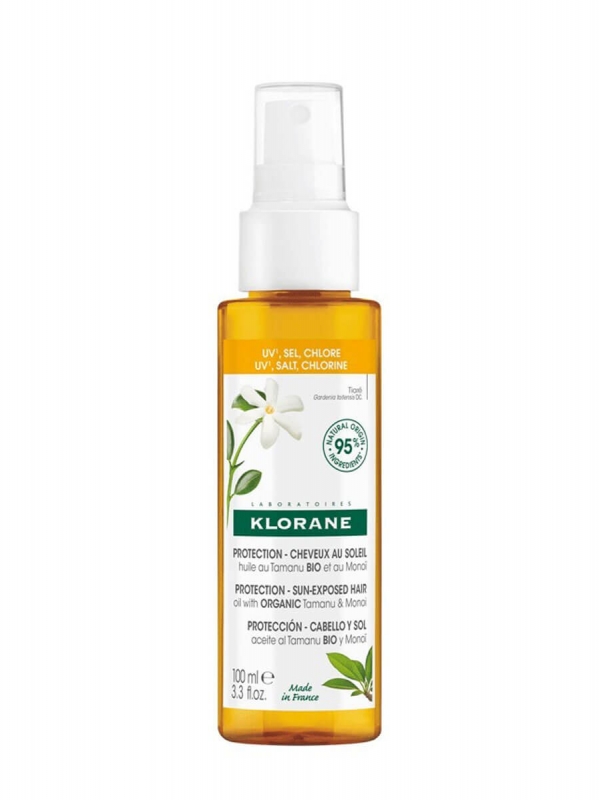Klorane protección cabello y sol aceite tamanu y monoi 100 ml