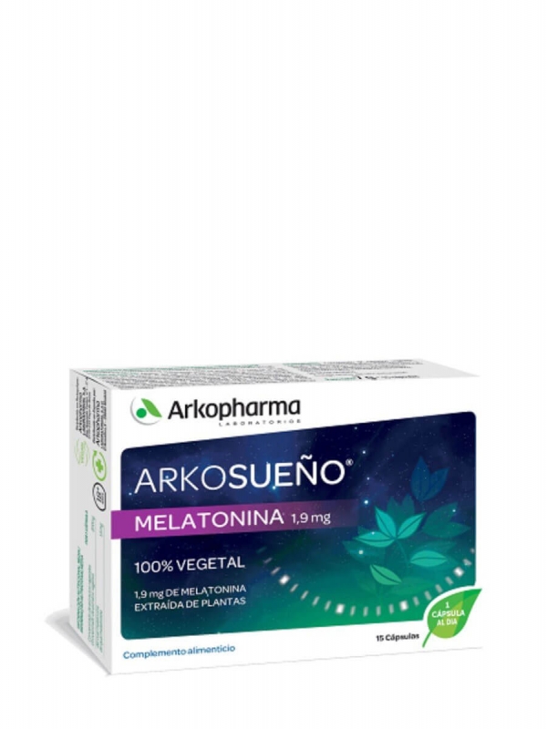 Arkopharma arkosueño melatonina 1.9mg 15 cápsulas