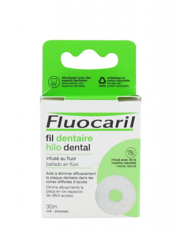 Fluocaril hilo dental con fluor 30m