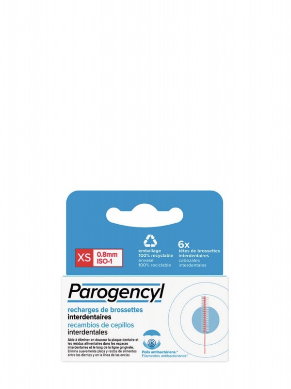Parogencyl recambio cepillo interdental xs 6 unidades