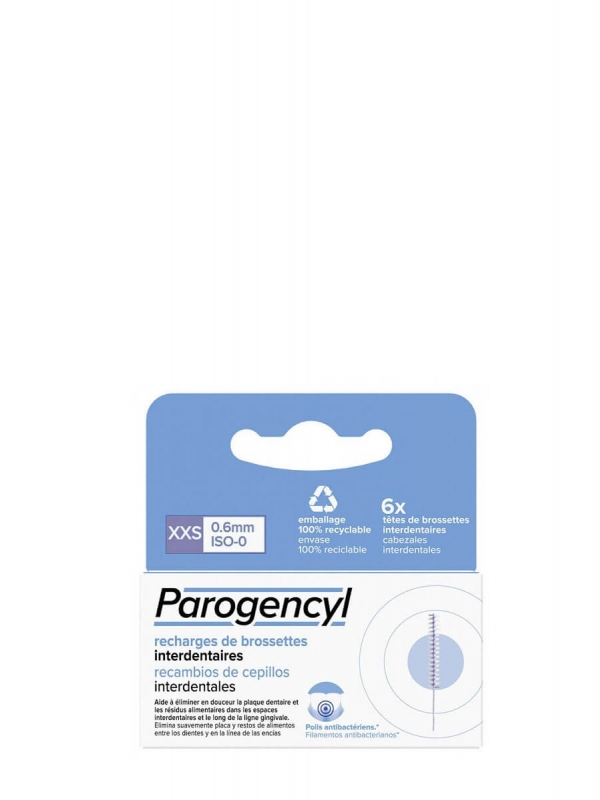 Parogencyl recambio cepillo interdental xxs 6 unidades