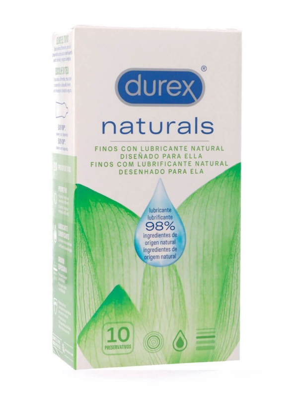 Durex naturals 10 preservativos