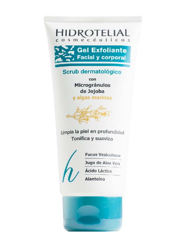 Gel exfoliante facial y corporal hidrotelial 200 ml