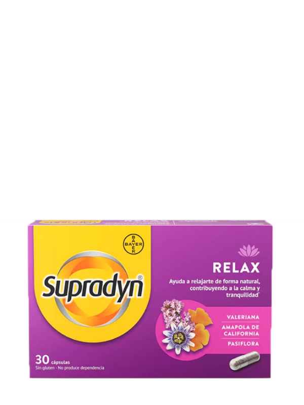 Supradyn relax 30 cápsulas. Comprar a precio en oferta