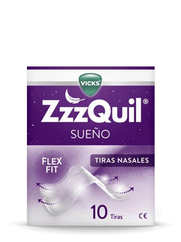 Vicks zzzquil sueño 10 tiras nasales