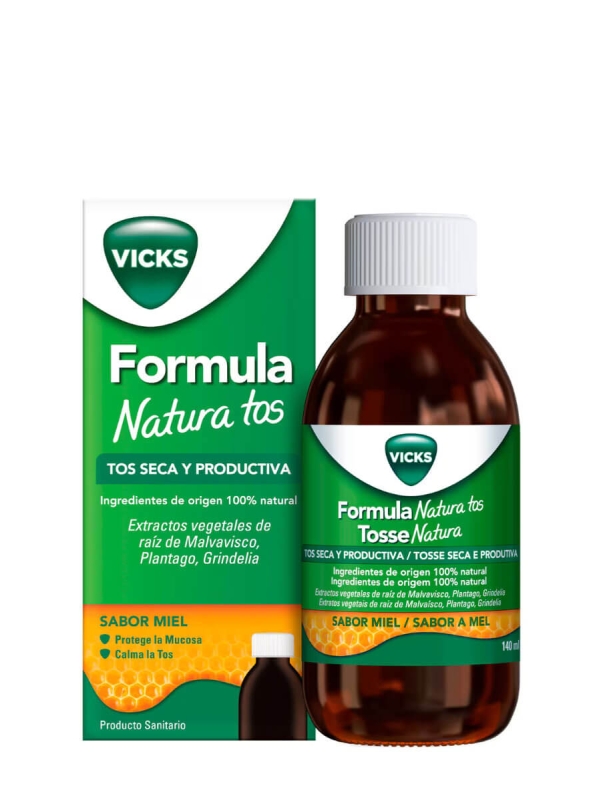 Vicks formula natura tos adultos sabor miel 140 ml