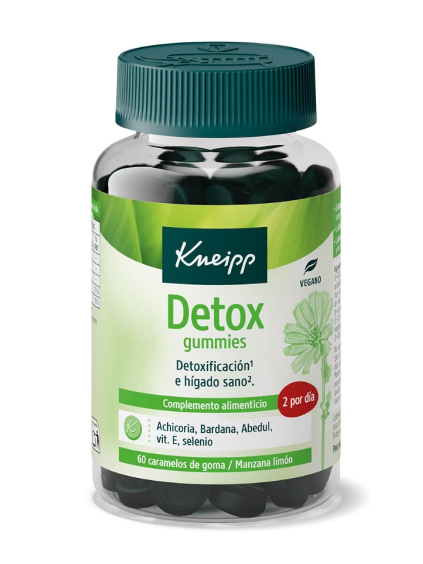 Kneipp detox  sabor manzana limón 60 gominolas