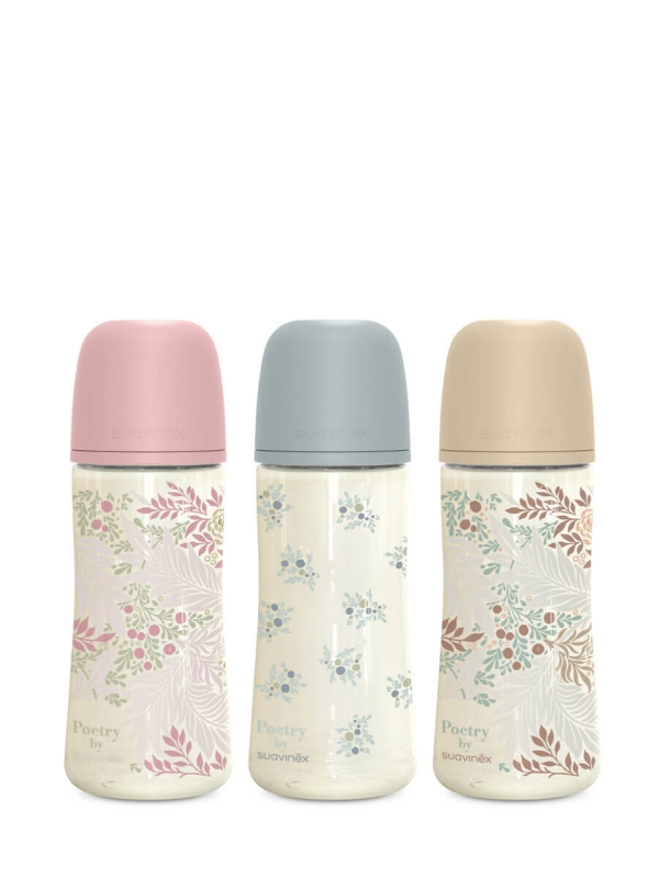Suavinex poetry biberón tetina fisiológica flujo denso 360 ml 1 unidad