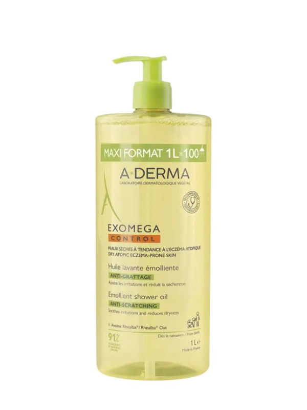 A-derma exomega control aceite limpiador corporal 1 litro
