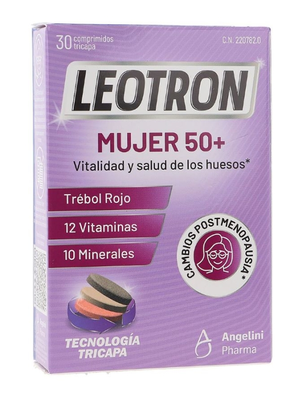 Leotron mujer 50+ 30 comp