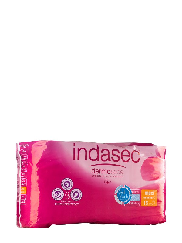 Indasec maxi 15 unidades