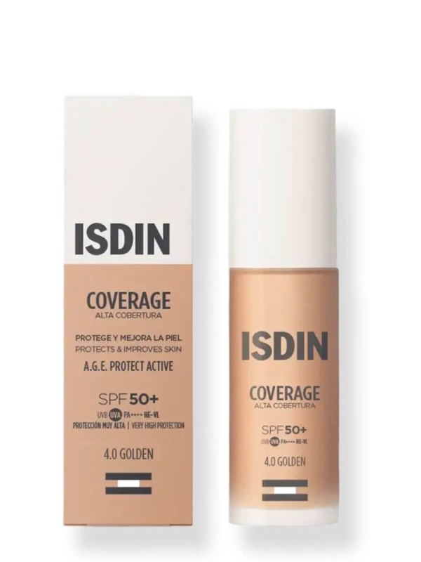 Isdin coverage spf50+ color golden 4,0 30gr
