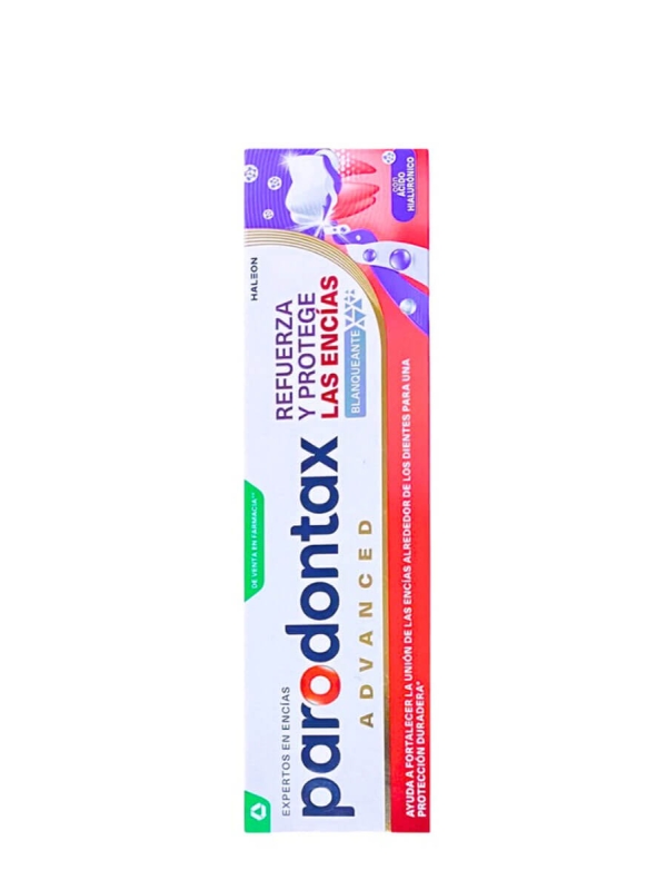 Parodontax advanced refuerza y protege las encías blanqueante 75ml