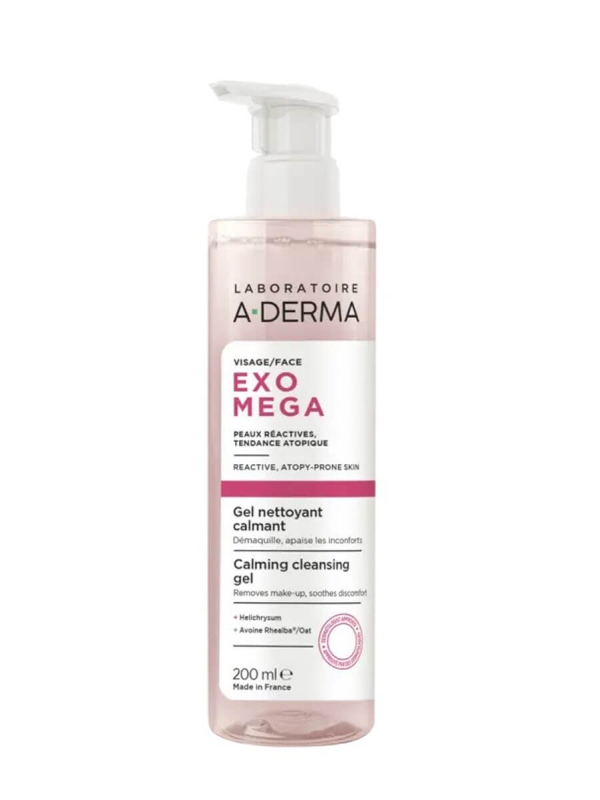 A-derma exomega gel limpiador calmante 200ml