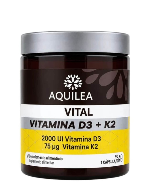 Aquilea vital vitamina d3 + k2 90 capsulas