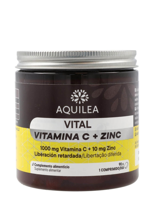 Aquilea vital vitamina c + zinc 90 capsulas