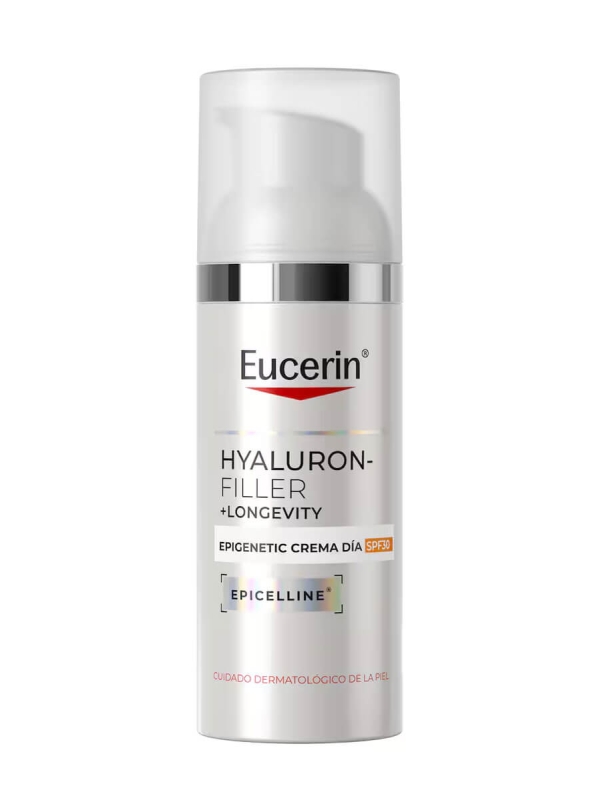 Eucerin hyaluron filler + longevity crema de día spf30 50ml