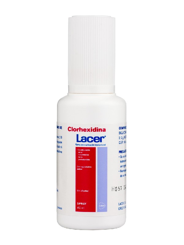 Lacer clorhexidina spray colutorio 40 ml