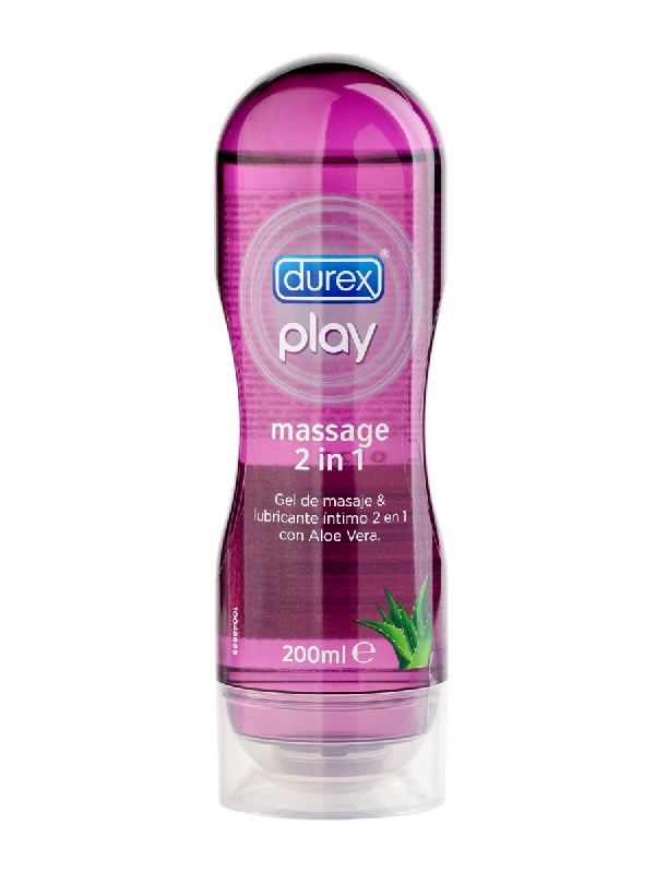 Durex play massage aloe lubricante íntimo, 200 ml