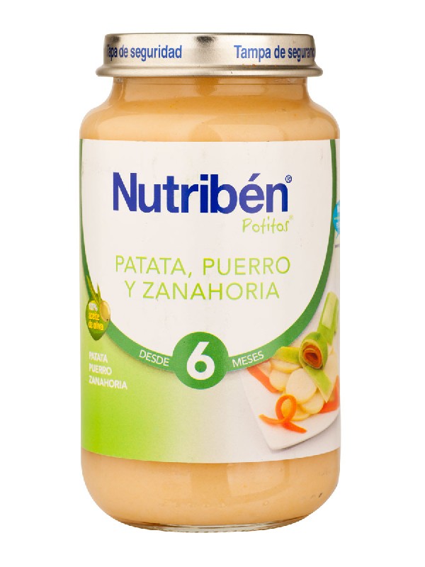 Nutriben patata puerro zanahoria 250 gr