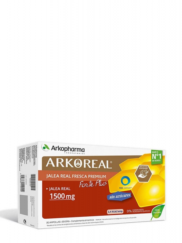 Arkopharma arkoreal jalea real fresca forte 1500 mg 20 ampollas
