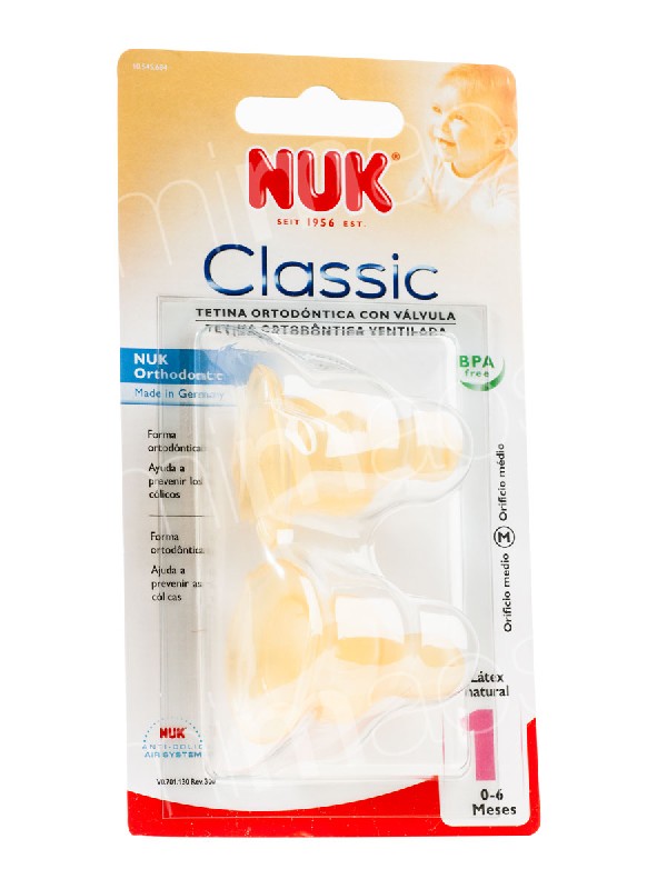 Nuk tetina leche tatex-1 2 unidades