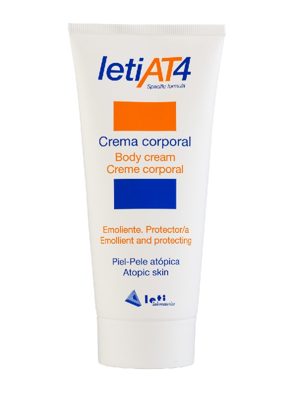 Leti at-4 crema corporal emoliente 200 ml.