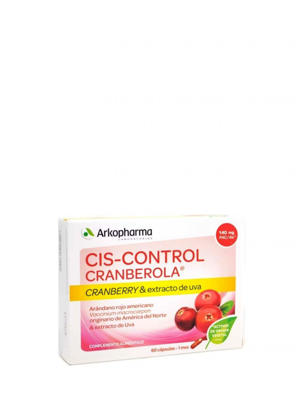 Arkopharma cis-control cranberola 60 comprimidos
