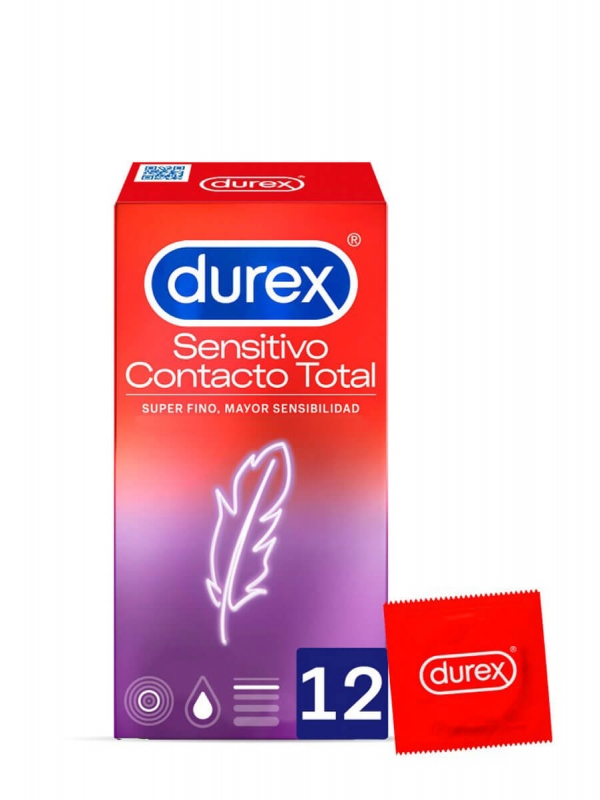 Durex preservativos contacto total 12 unidades