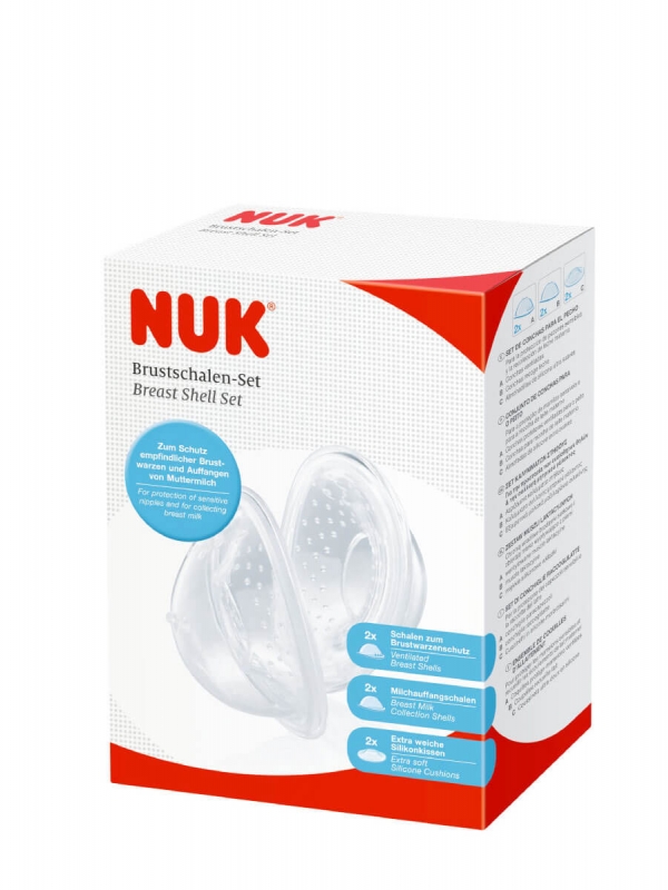 Nuk conchas para el pecho set 6 unidades