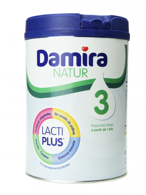 Damira natur 3 leche de crecimiento 800 gr