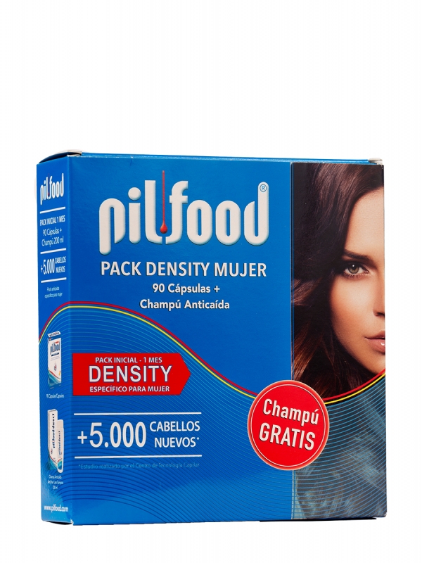 Pilfood pack intensity mujer 1 mes, 15 ampollas y 90 cápsulas.
