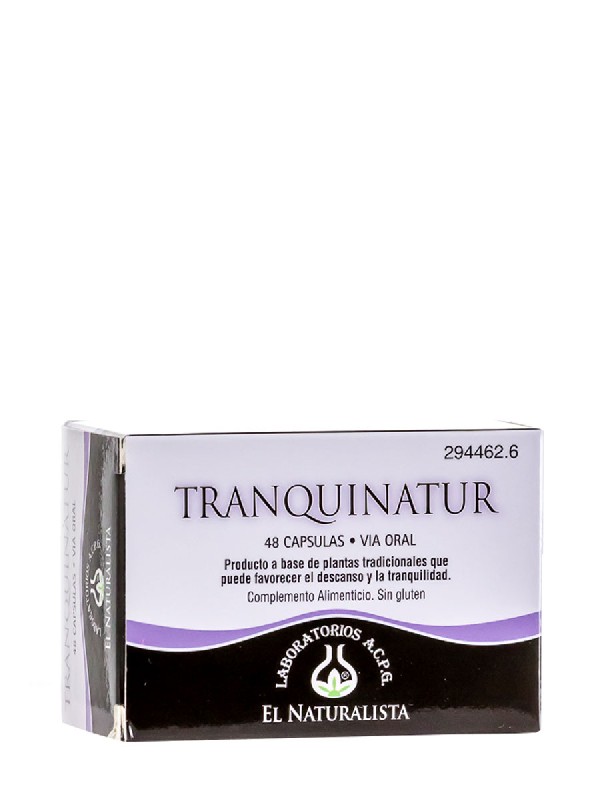 El naturalista tranquilizante 375 mg 48 cápsulas