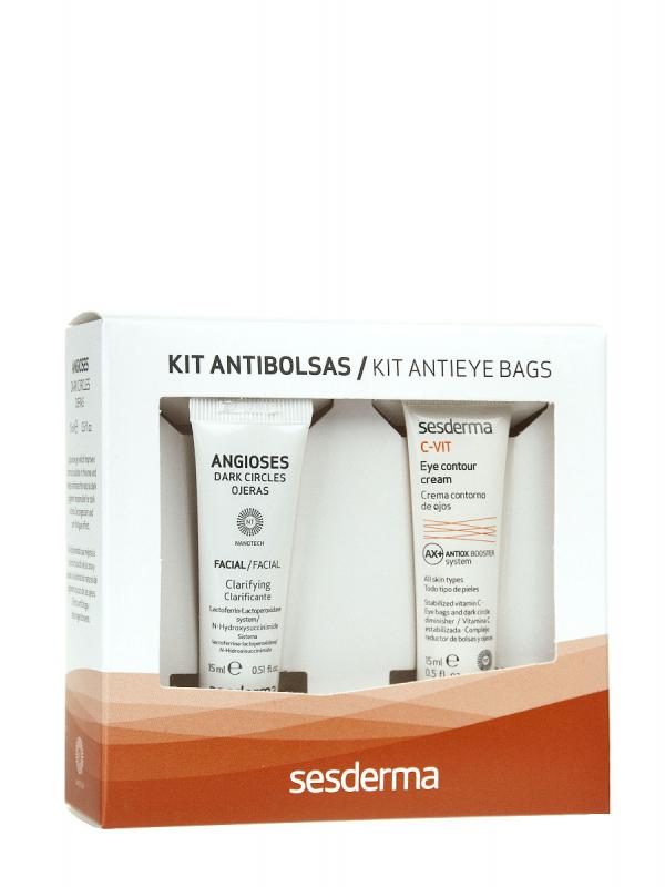 Sesderma kit antibolsas contorno de ojos + ojeras 2x15ml