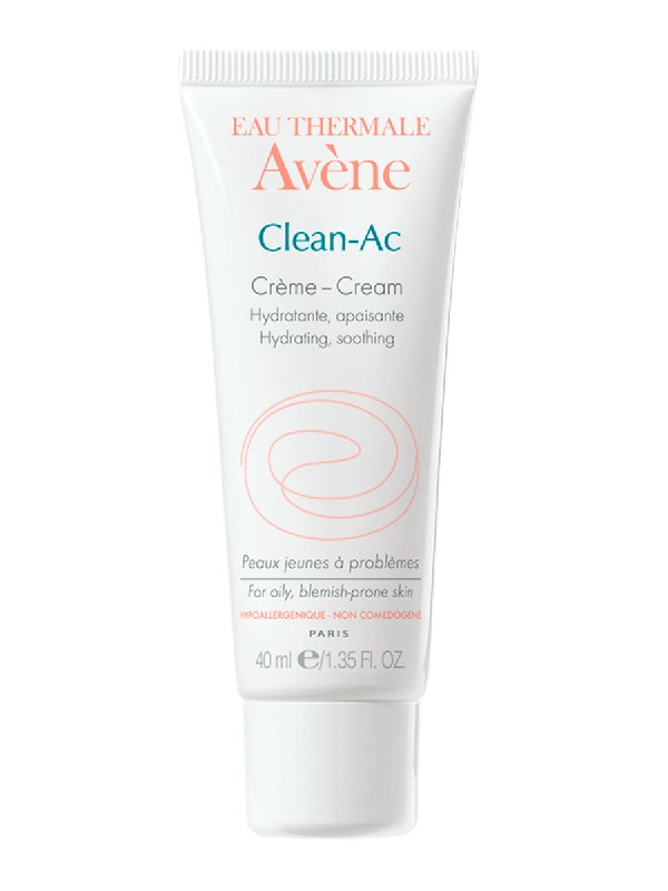 Crema hidratante clean ac de avène, 40ml