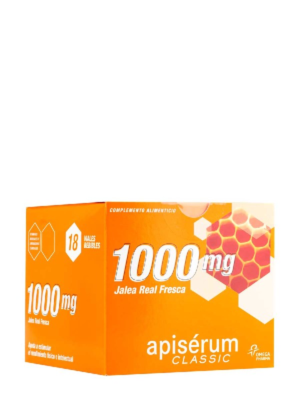 Viales jalea real 1000 mg apiserum