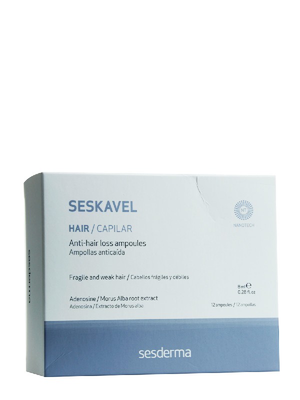 Seskavel anti-hair loss ampoules 8 ml 12 ampolla