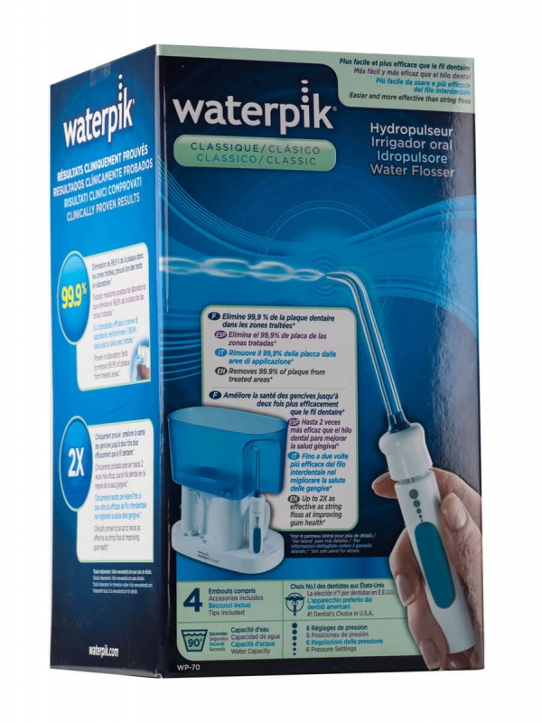 Waterpik wp-70 irrigador bucal eléctrico familiar