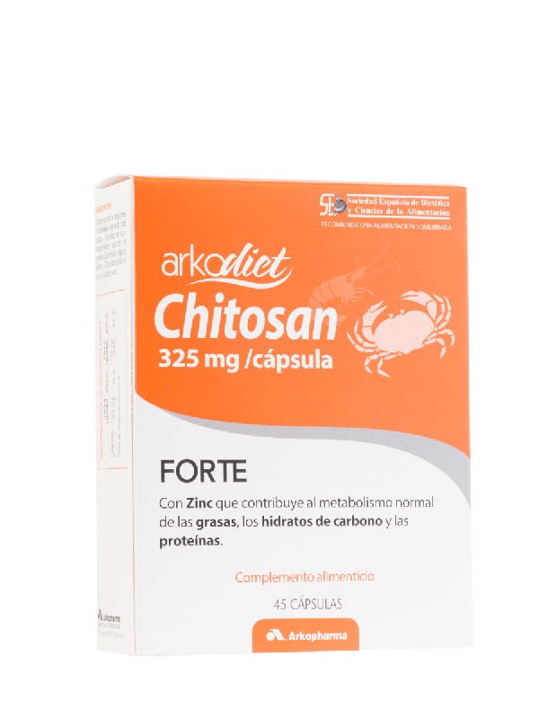 Arkopharma chitosan forte 45 cápsulas