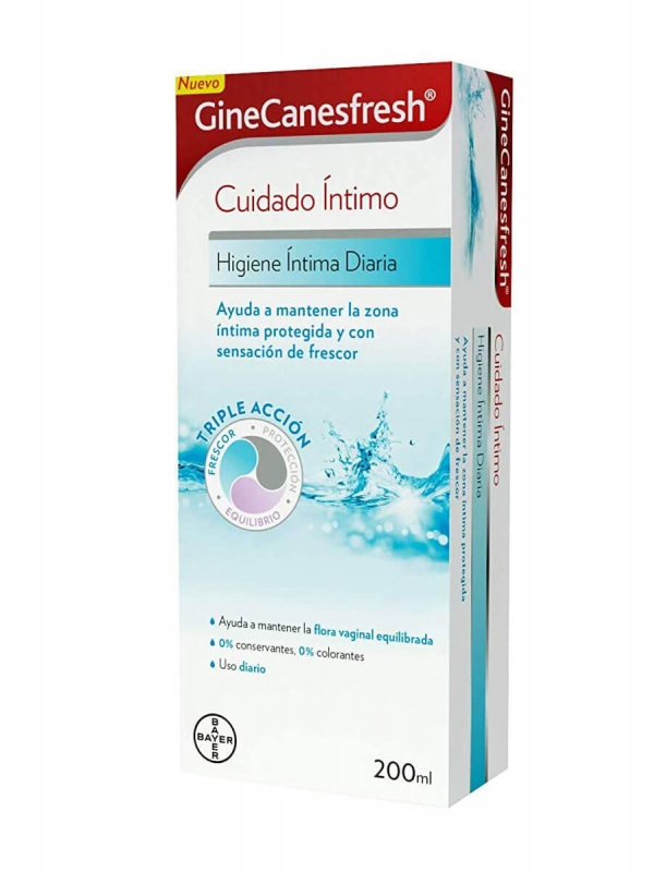 Ginecanesfresh gel higiene íntima diaria 200 ml